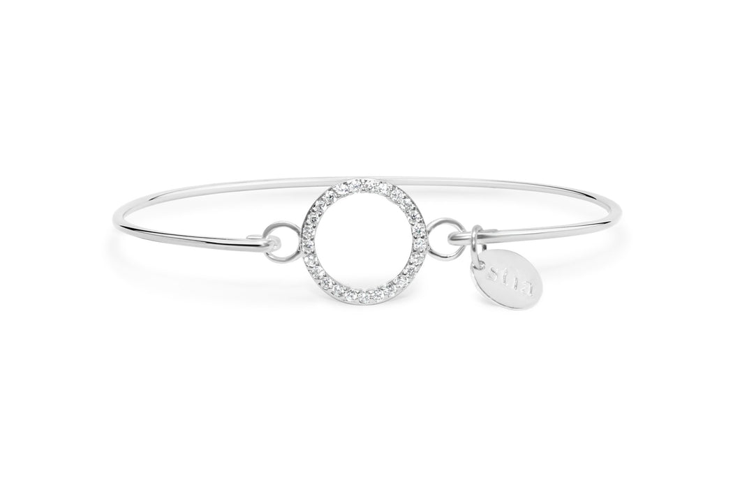 Stia Jewelry: Pavé Icon Bracelet Circle