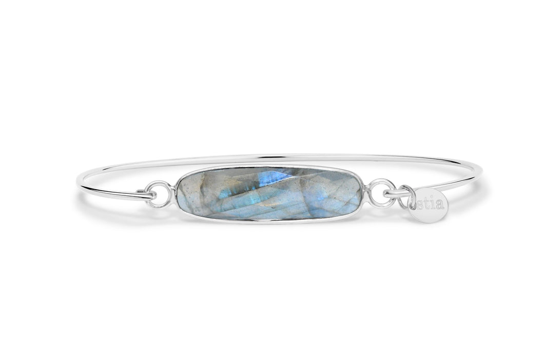 Stia Jewelry: Gemstone Bar Bracelet Labradorite