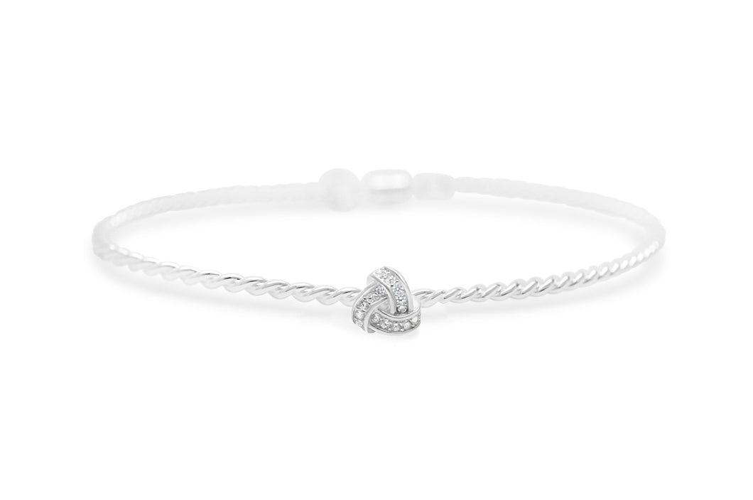 Stia Jewelry: Power of Attraction Bracelet Pavé Love Knot