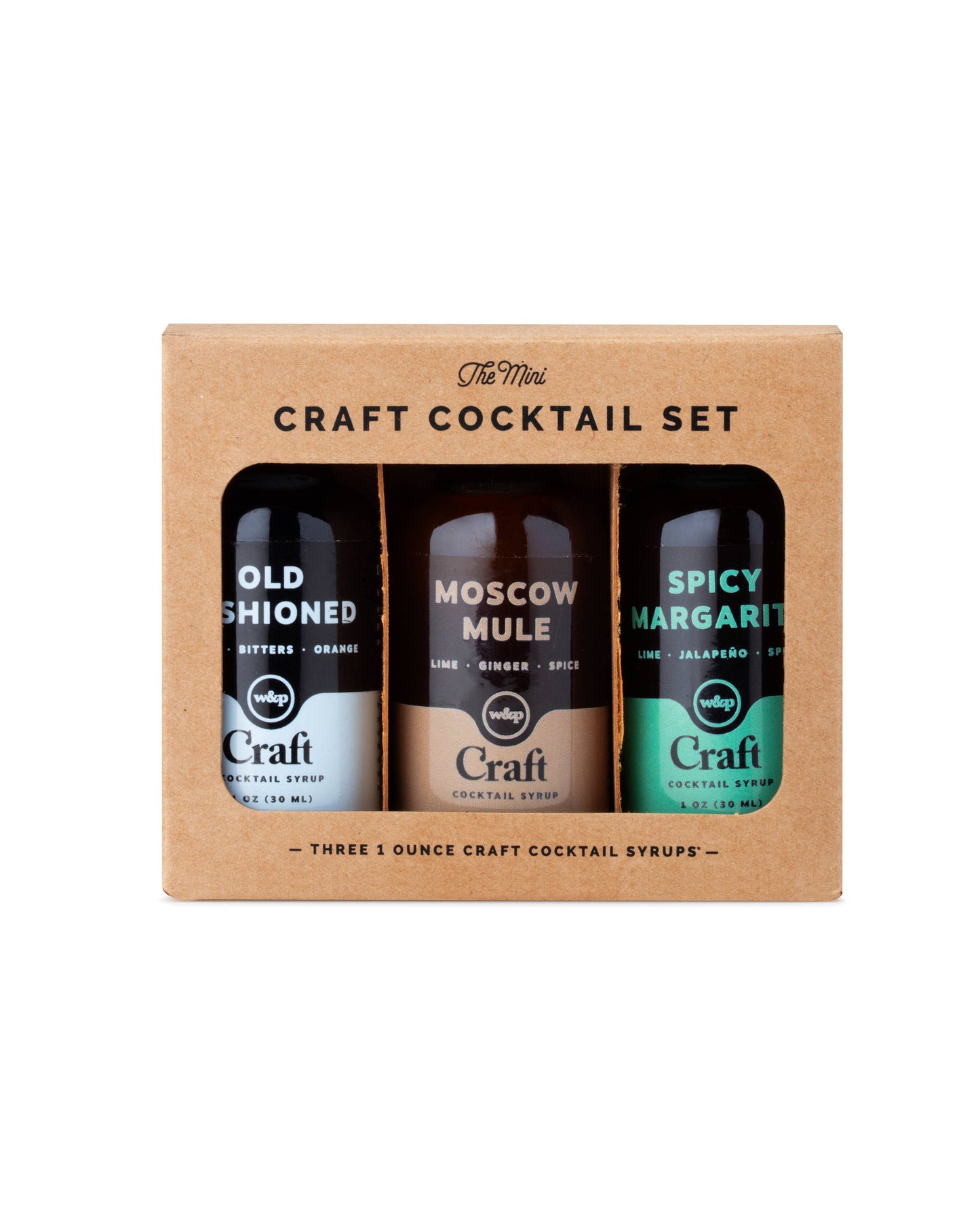 W&P - Mini Cocktail Syrup 3-Pack Set