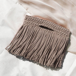 Binge Knitting - Sophia Eco Ribbon Clutch
