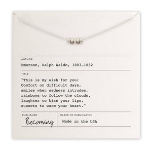 Becoming Jewelry - My Wish For You Necklace
