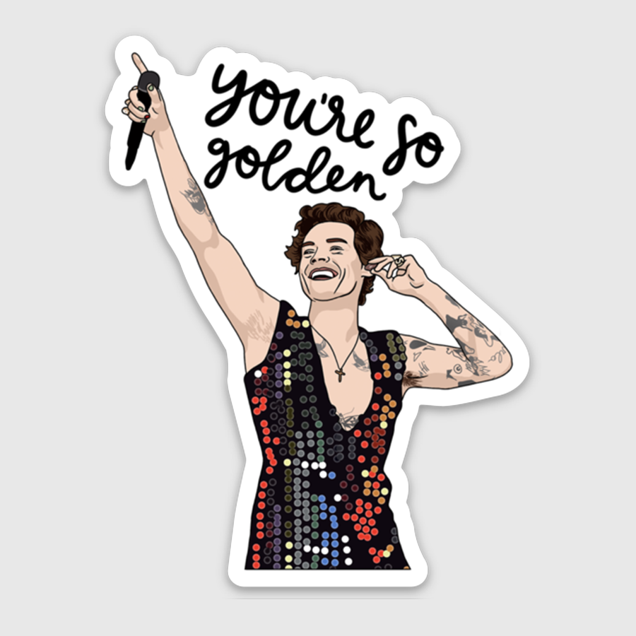 Brittany Paige - Harry Golden Sticker