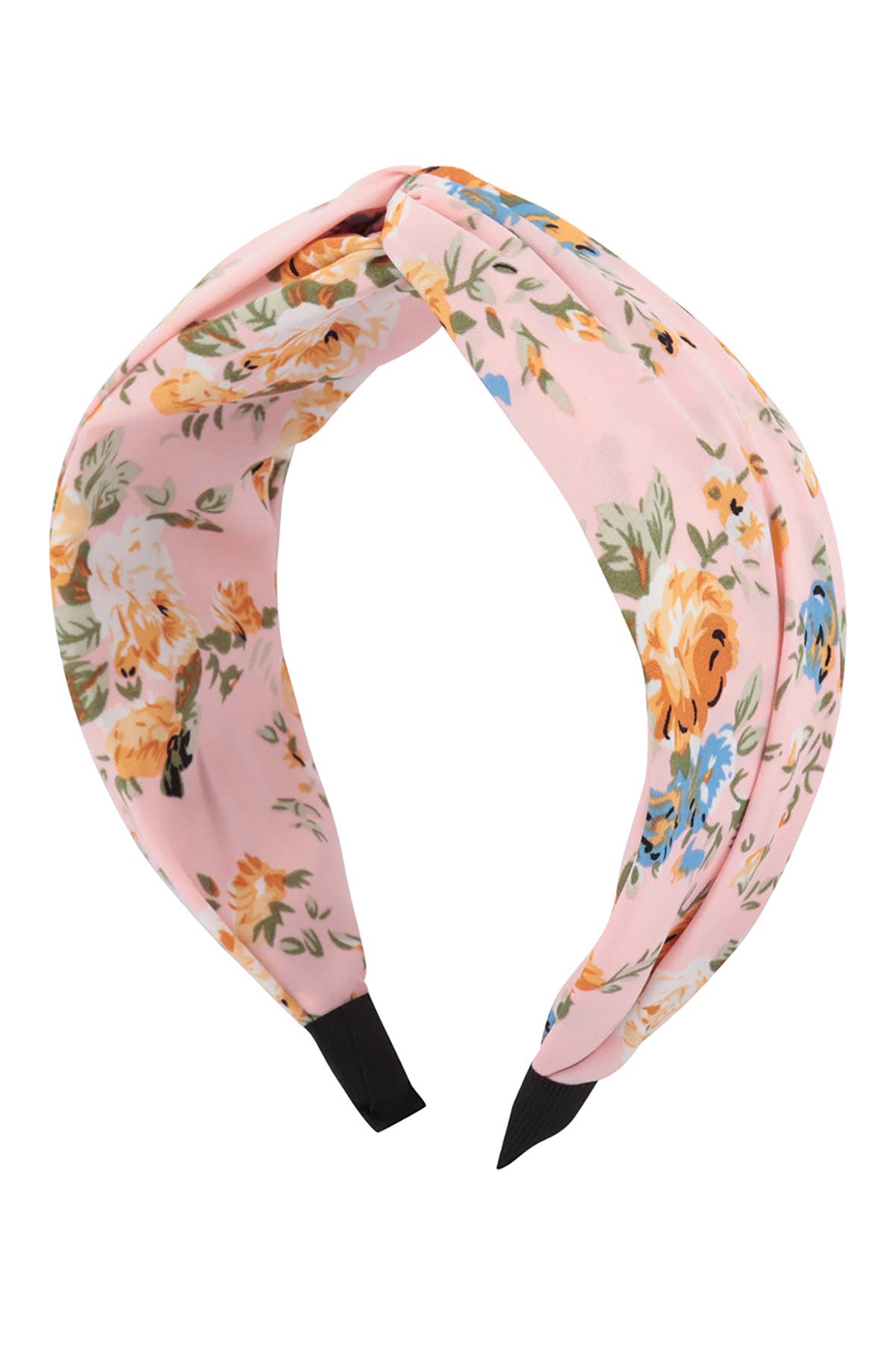 MYS Wholesale Inc - HDH3708-FLOWER PRINT KNOTTED HEADBAND HAIR ACCESSORIES