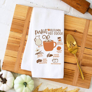 Canary Road - Fall Recipe Cider Drink Kitchen Autumn Towel Decor