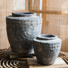 Rustic Reach - Ancient Maya Style Flower Pot: Large