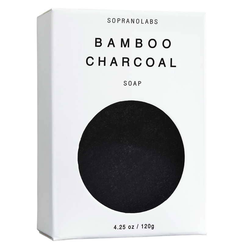 SopranoLabs - Bamboo Charcoal Vegan Soap. Gift for her/him 4.25 oz