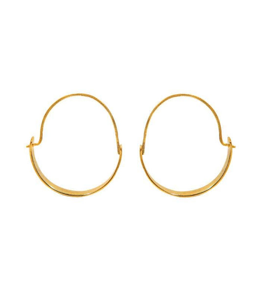 PURPOSE Jewelry - Magnolia Hoops - Brass