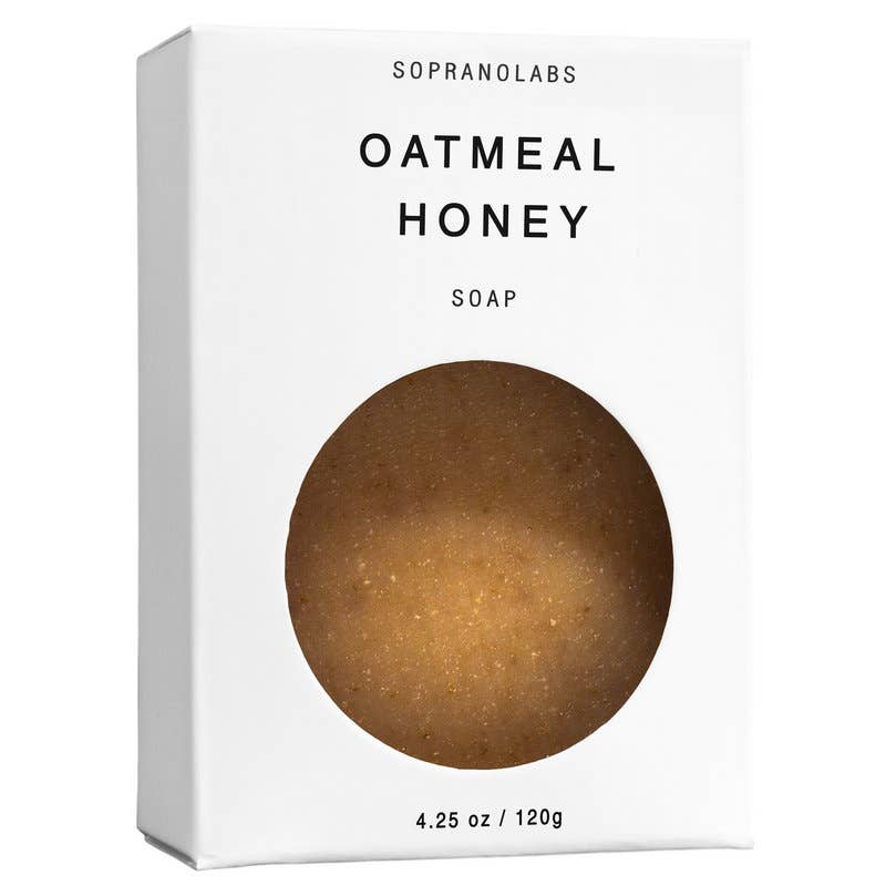 SopranoLabs - Oatmeal Honey Soap. SPA  Gift for her/him