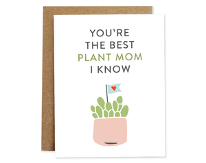 Rhubarb Paper Co. - Plant Mom Friendship Card