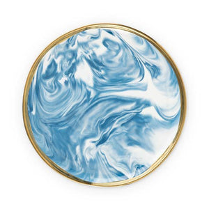 Twine - Seaside: Marbled Ceramic Plate by Twine