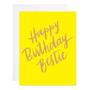 9th Letter Press - Happy Birthday Bestie