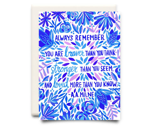 Inkwell Cards - Braver than You Think | Encouragement Greeting Card