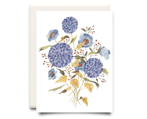 Inkwell Cards - Hydrangea Bouquet | Floral Greeting Card