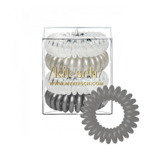 KITSCH - Charcoal Hair Coils - Pack of 4