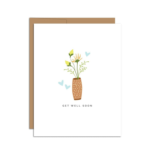 HAZELMADE - Get Well Soon / Sympathy / Everyday / Greeting Card (R)