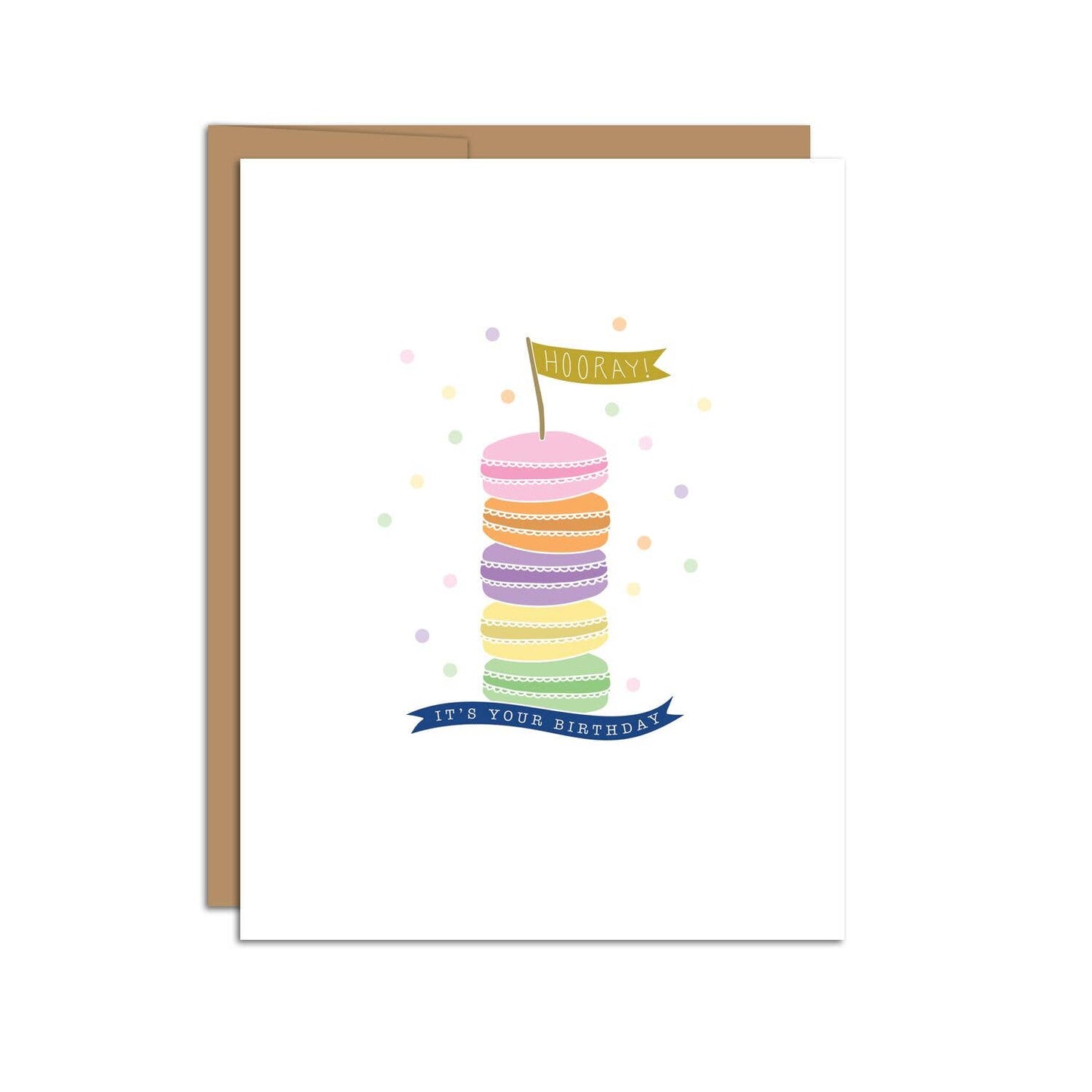 HAZELMADE - "Hooray It’s Your Birthday" Macaroons / Birthday / Card