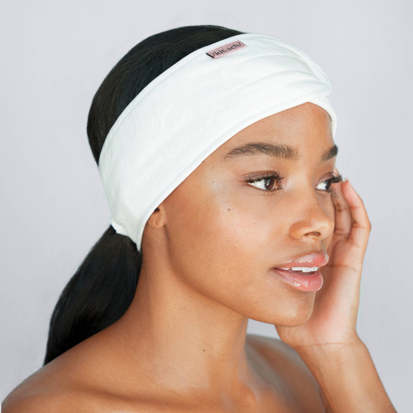 KITSCH - Microfiber Spa Headband - White