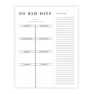 Santa Barbara Design Studio by Creative Brands - F2F Weekly List Pad - No Bad Days