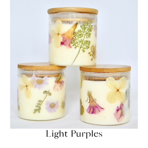 Sitronu - Pressed Flower Candles