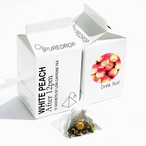 Pure Drop - After 12pm 15 Sachets of White Peach Tea