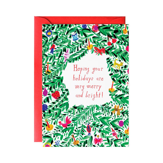 Mr. Boddington's Studio - Tinsel on the Tree - Holiday Greeting Card
