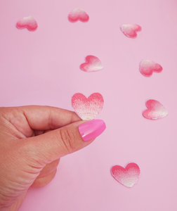 MALICIEUSE - Patch thermocollant Mini Coeur Grenadine