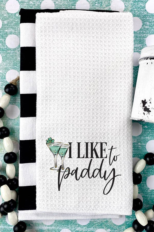 Cali Boutique Wholesale - I Like to Paddy St Patrick's Day Towel 28622