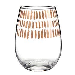 Santa Barbara Design Studio by Creative Brands - Clear + Rose Gold Wine Glass