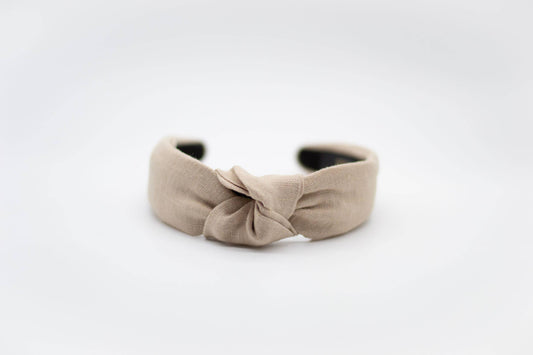 Femme Faire - Linen Headband - Knotted Headband - Linen Hairband