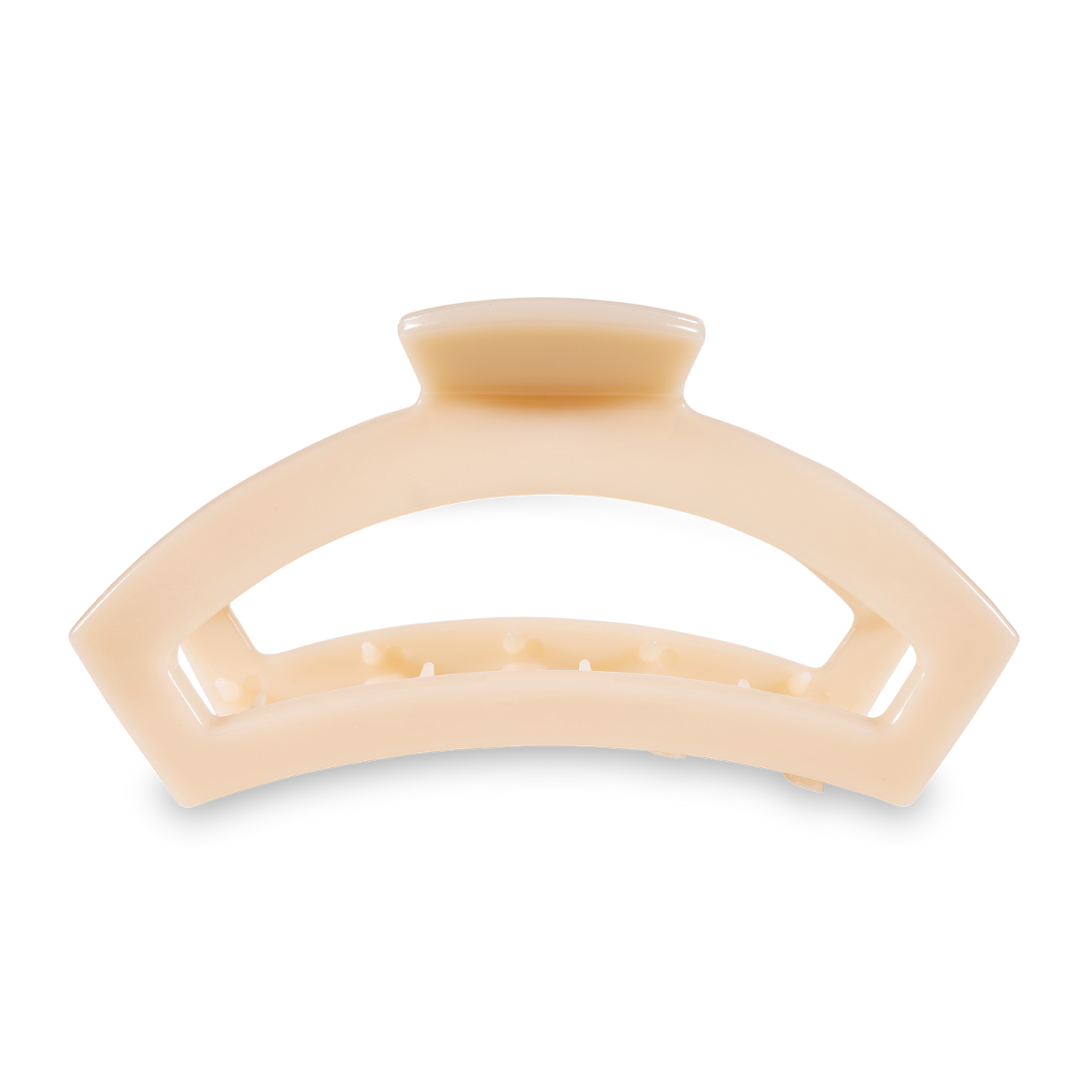 TELETIES - Open Almond Beige Large Hair Clip