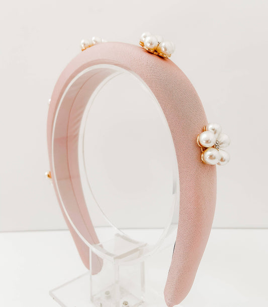 Femme Faire - Pastel Satin Daisy Headband