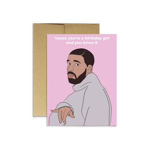 Party Mountain Paper co. - Drake Birthday Girl Card