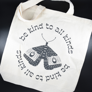 NovaKay Designs - Be Kind Tote Bag | 100% Cotton Canvas Bag