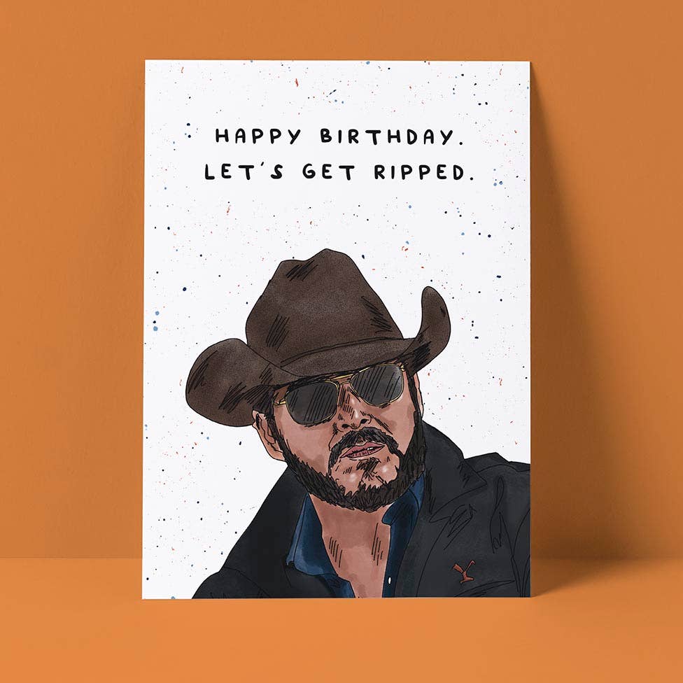 Pretty Good Cards - Let's Get Ripped Birthday Card