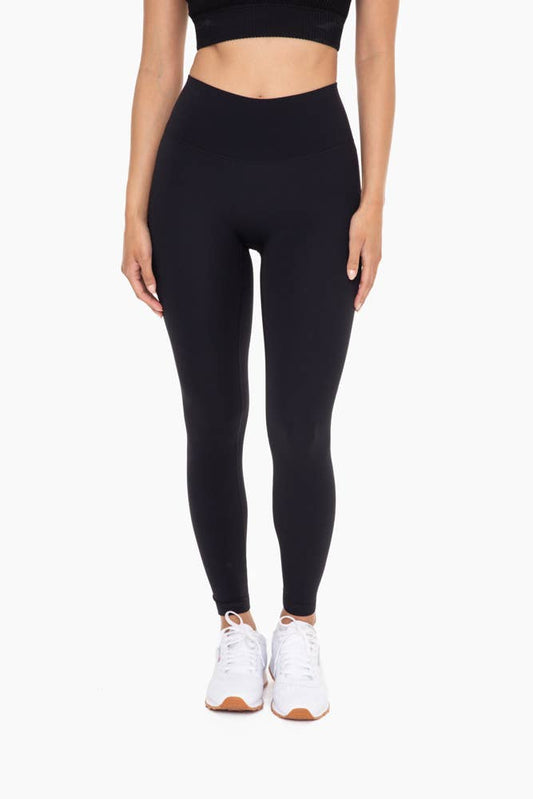 Mono B - Fleece-Lined High-Waist Legging - Black