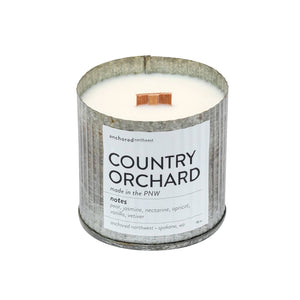 Anchored Northwest - Country Orchard Wood Wick Rustic Farmhouse Soy Candle