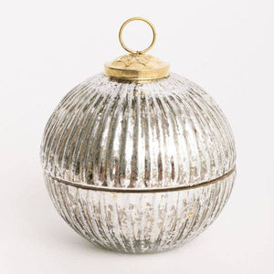 Ornament Candle - Silver