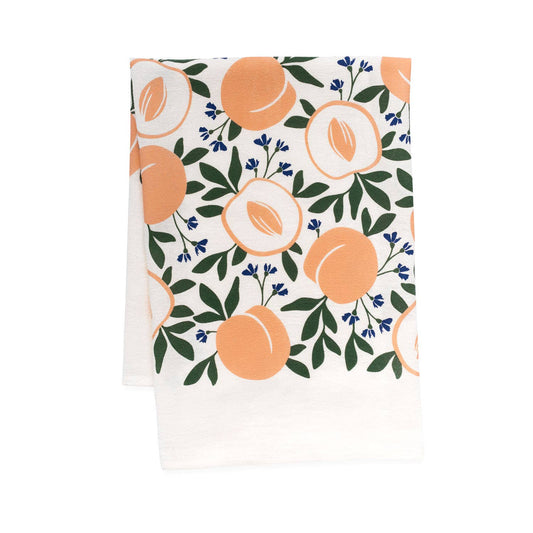 HAZELMADE - Peaches Tea Towel / Kitchen Decor / Midwest Made