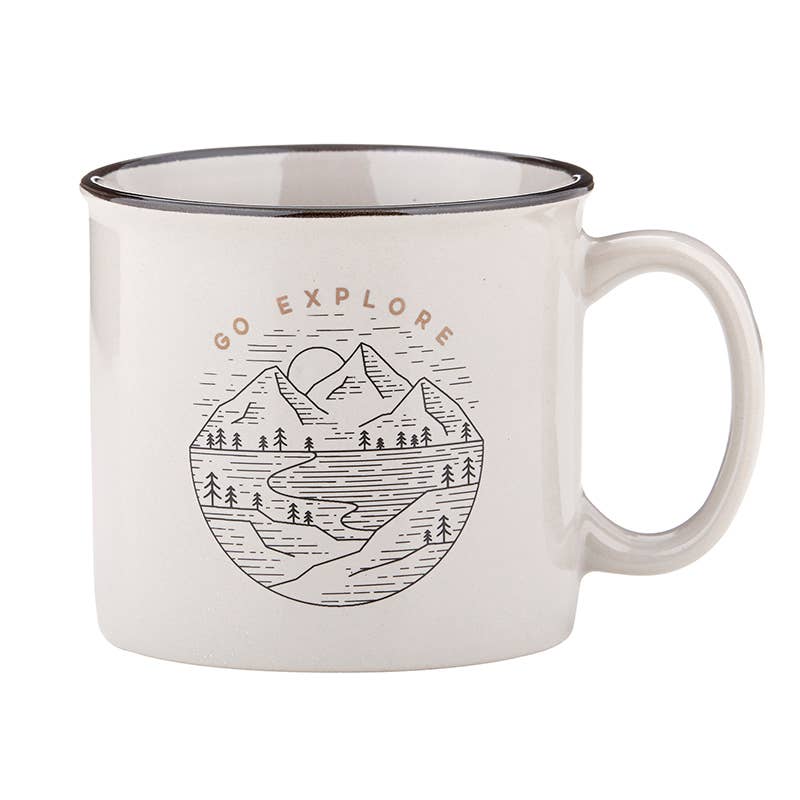 Santa Barbara Design Studio by Creative Brands - Grey Campfire Mug - Go Explore