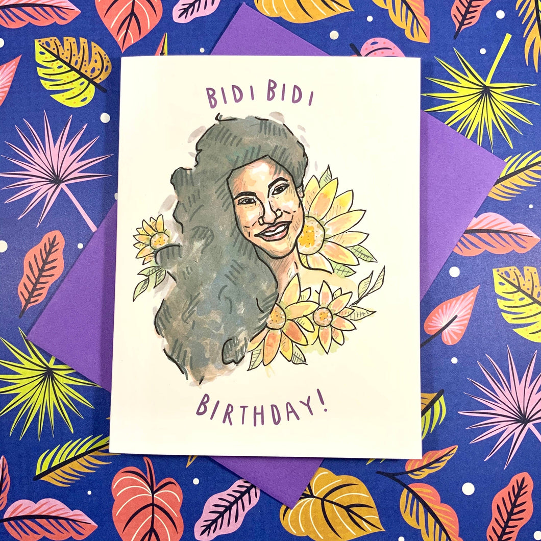 Paper Vibes - Bidi Bidi Birthday - Selena - Card