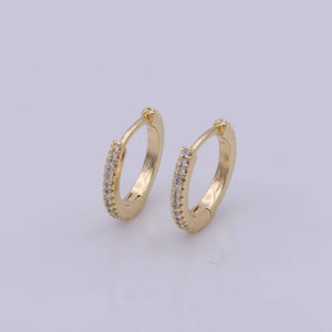 Aim Eternal - Gold Filled Huggie Hoop Earrings