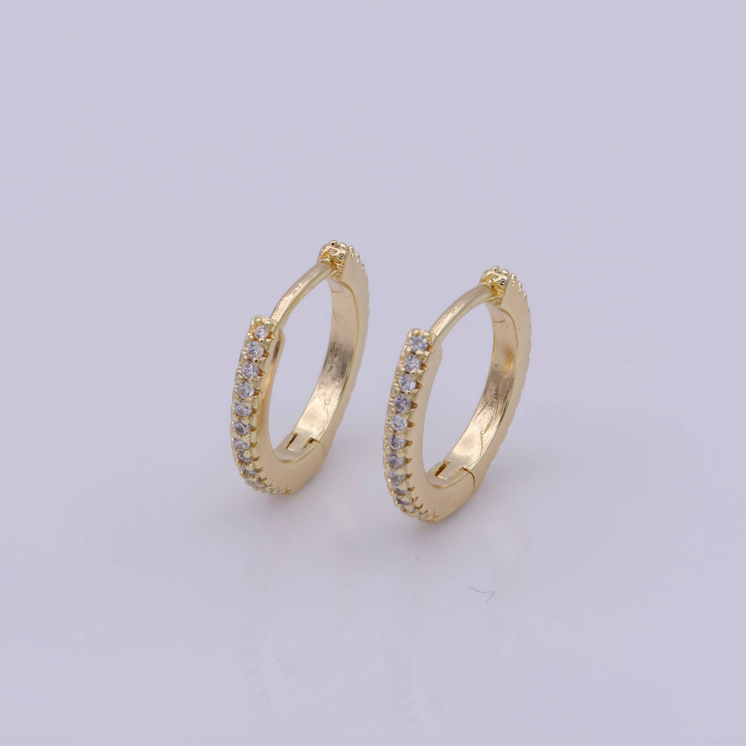 Aim Eternal - Gold Filled Huggie Hoop Earrings