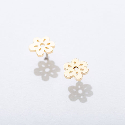 Larissa Loden - Little Polkadot Flower Stud Earrings