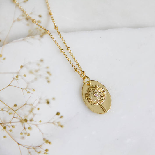 Mesa Blue - Dandelion Necklace