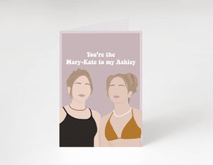 Windsor Rose - Mary-Kate & Ashley Card