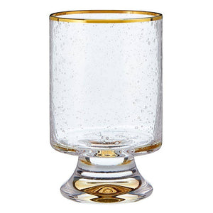 Gold Rimmed Old Fashioned Glass