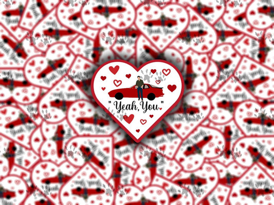 The Red Otter - 16 Candles Sticker, Yeah, You! Heart Sticker, Jake Ryan, Movie Quotes, 80’s Movies, Gift, Water Bottle, Laptop, Decal, Vinyl, Free Shipping