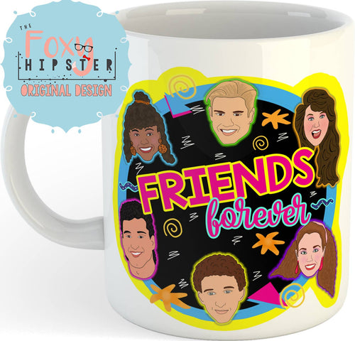 Foxy Hipster - Saved by the Bell Friends Forever Coffee Mug
