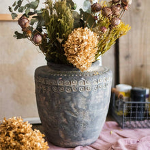 Rustic Reach - Ancient Maya Style Flower Pot: Large